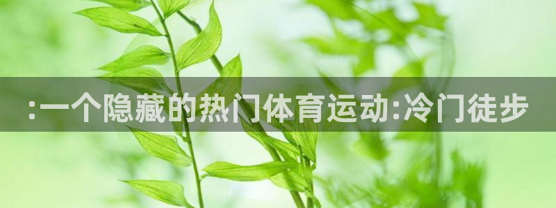 球客岛：:一个隐藏的热门体育运动:冷门徒步