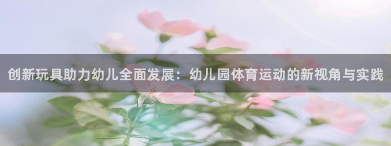 球客岛：创新玩具助力幼儿全面发展：幼儿园体育运动的新视角与实践