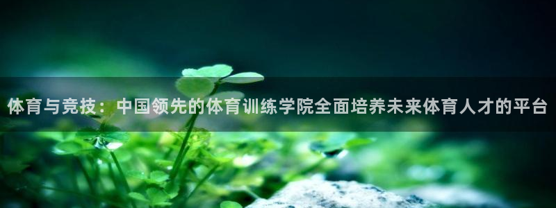 球客岛：体育与竞技：中国领先的体育训练学院全面培养未来体育人才的平台